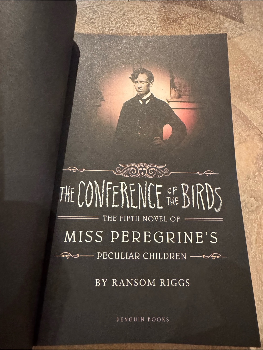 Original Penguin The Conference of the Birds — Black & White Cover